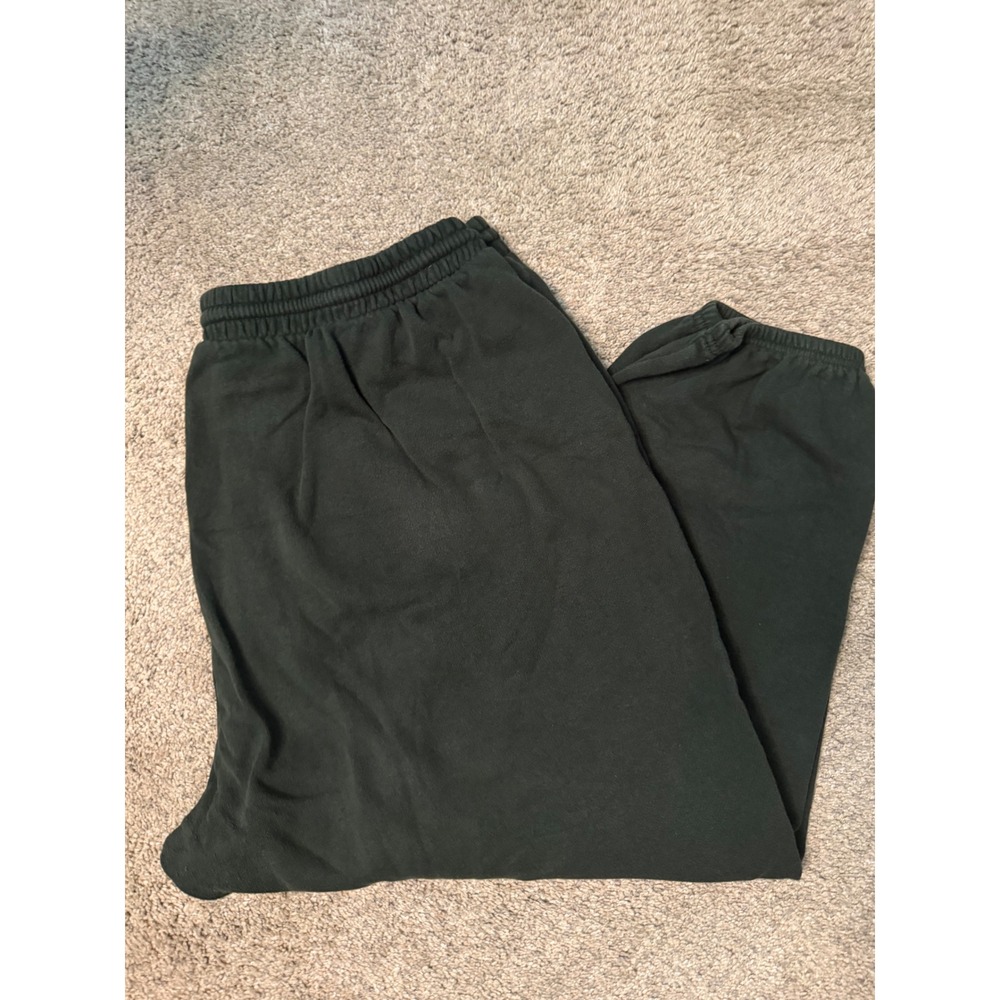 Old Navy SoComfy Sweatpants Womens 2X Dark Green Fleece Joggers Elastic Waist